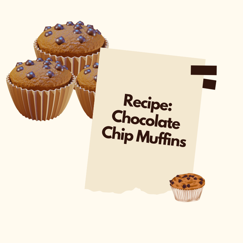 Chocolate chip muffins recipe